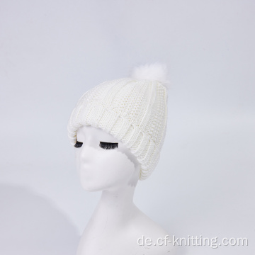 Winter warmes Strick Beanie für Frauen